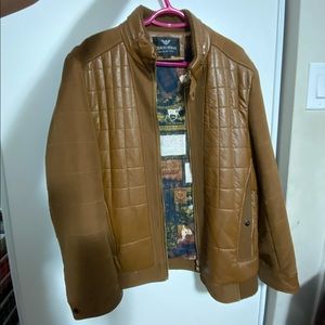 Giorgio Armani Brown Leather Jacket